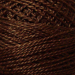 Valdani Pearl Cotton 1645 Red Brown Dark