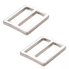By Aniie 1" Flat Widemouth Sliders Nickel - 2