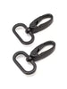 By Annie 1" Swivel Hooks Black Metal -2