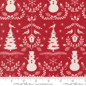 56133 17 Winter Friends Berry Red