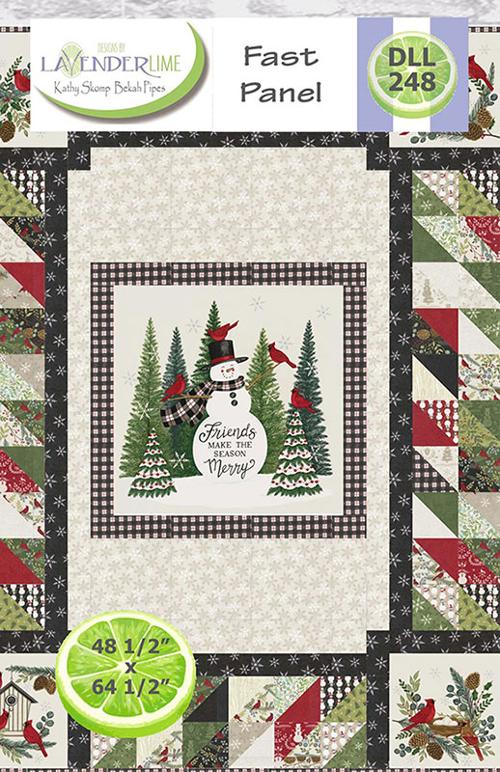 Fast Panel Christmas Quilt Kit