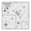 Creative Grids Square on Square 8" Trim Ruler