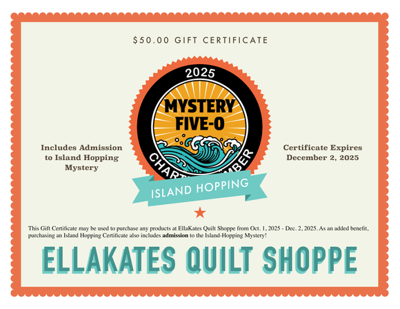 $50 eGift Card for Mystery Five-0 (Online Shopping Only)
