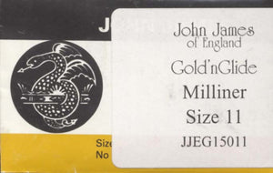 John James Gold n' Glide Milliners Size 11