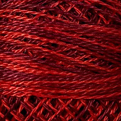 Valdani Perle Cotton M43 Vibrant Reds Size 12