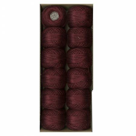 Valdani Perle Cotton O78 Aged Wine Size 12