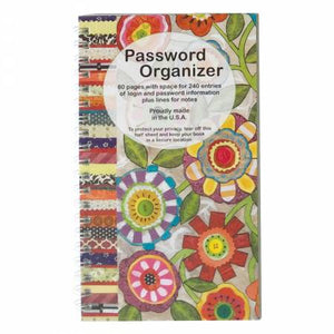 Password Organizer Fun Flowers