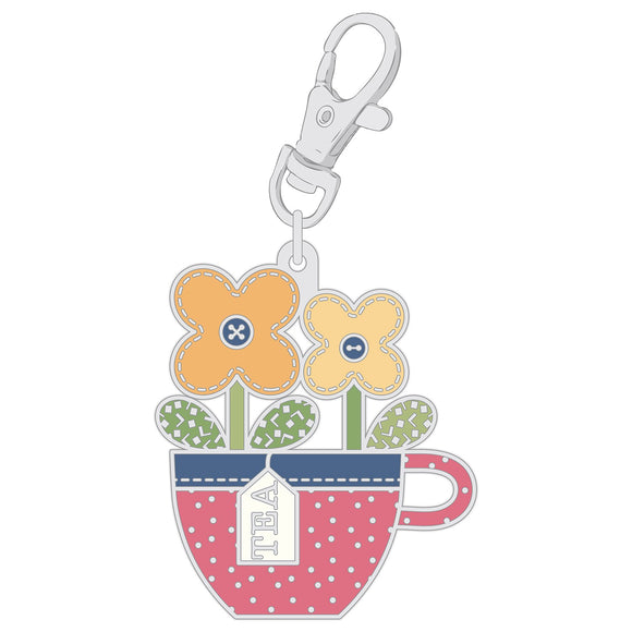 Happy Charms Tea Cup with Flowers