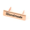 Handmade Label Script Rose Gold