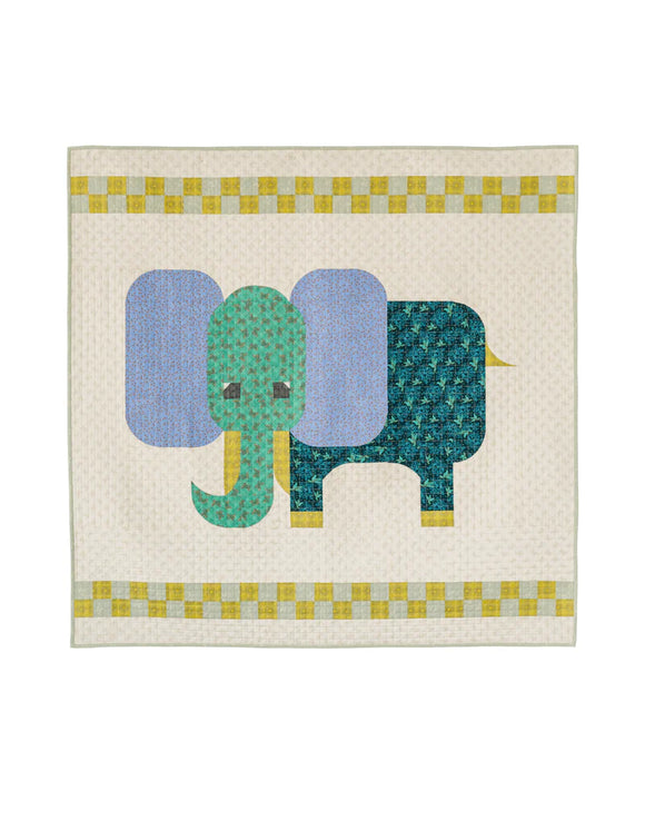 Tusker Quilt Kit (Blue Colorway)