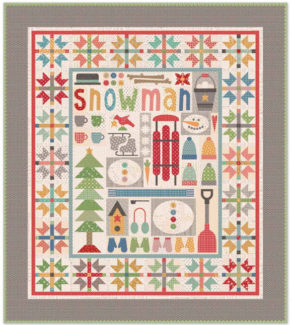 Let's Make a Snowman Quilt Kit