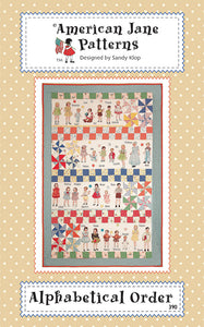 Alphabetical Order American Jane Patterns