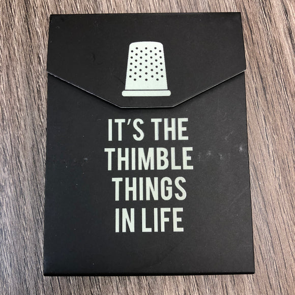 It's The Thimble Things In Life Note Pad