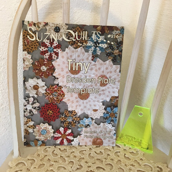 Suzn Quilts Tiny Dresden Template
