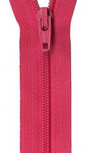 Zipper, Pink 9"